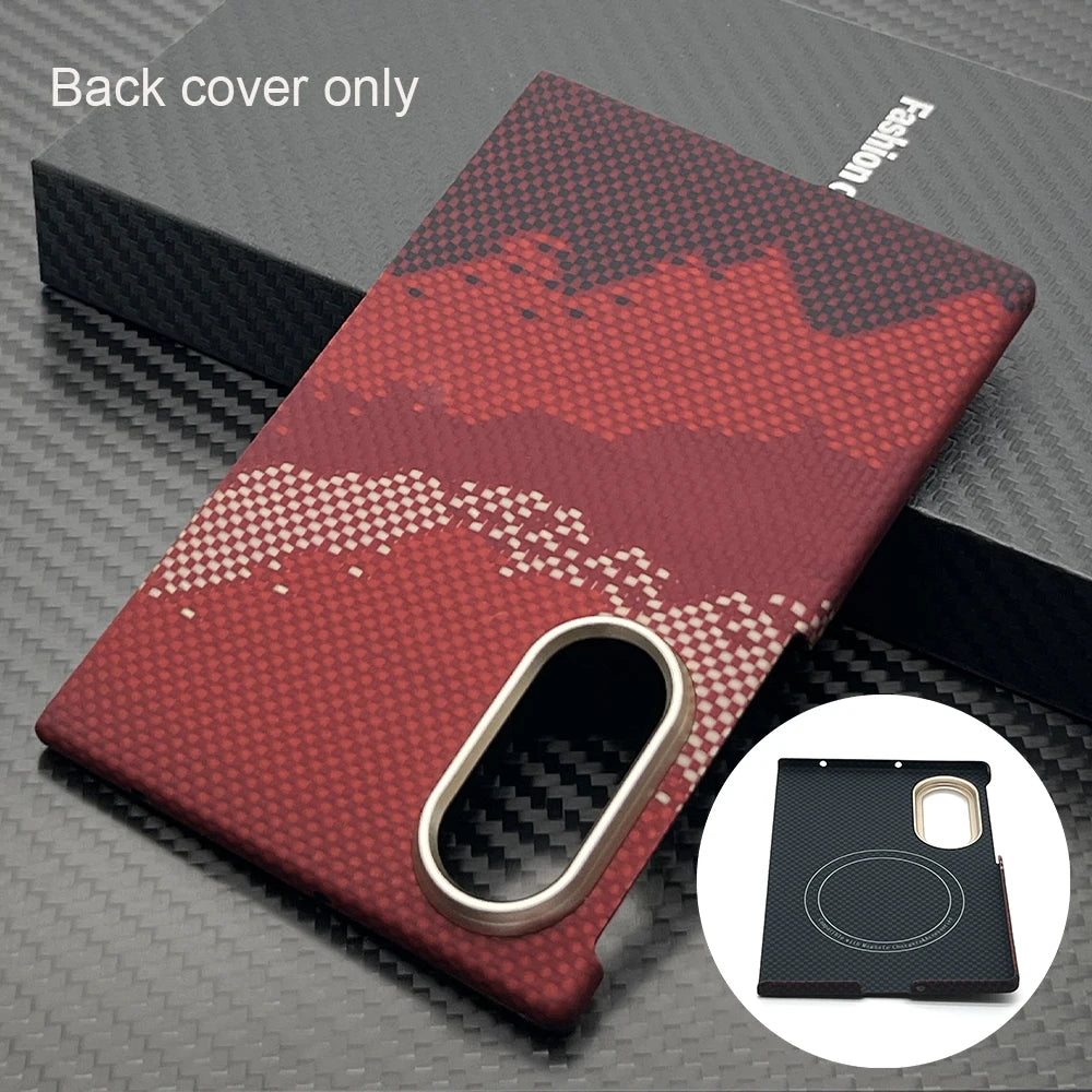 botnax Coque Magnétique Premium en Fibre d'Aramide Kevlar pour Samsung Galaxy Z Fold8 – Compatible MagSafe