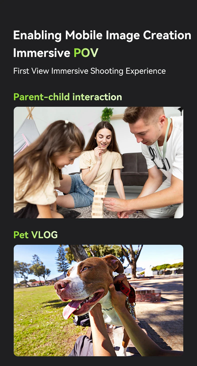 Support de Cou Magnétique TELESIN pour Smartphone – Vidéo POV Mains Libres