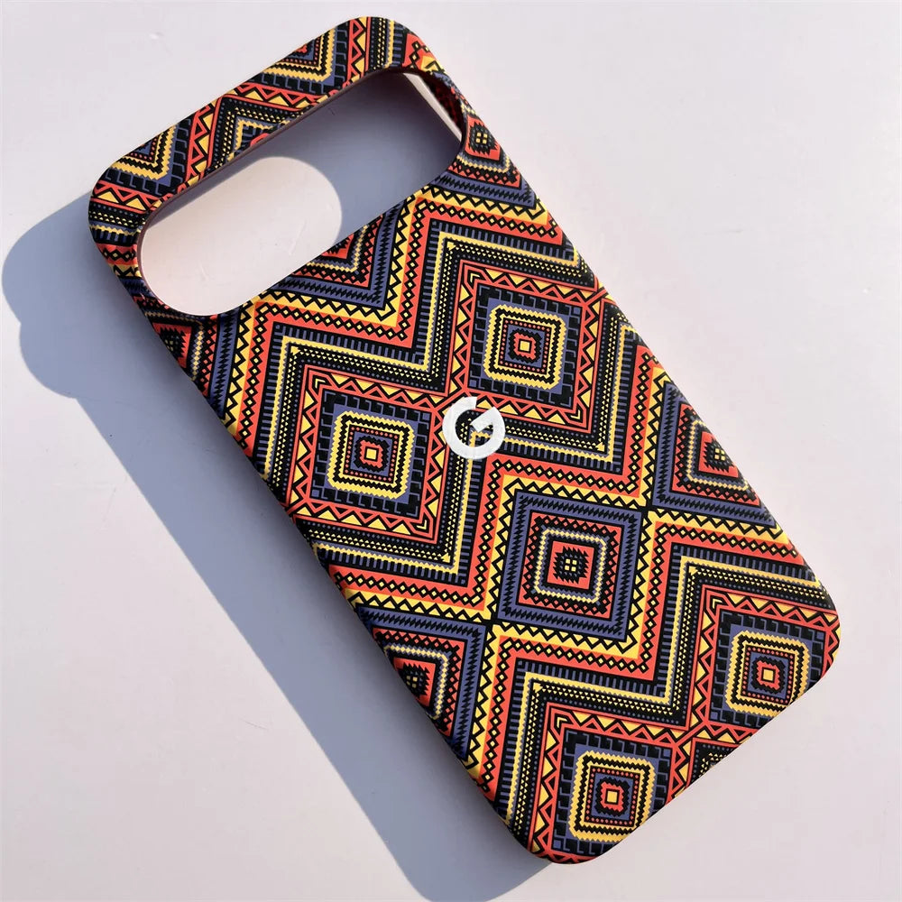 Rockever MagSafe – Coque PC Rigide Texture Fibre de Carbone pour Google Pixel