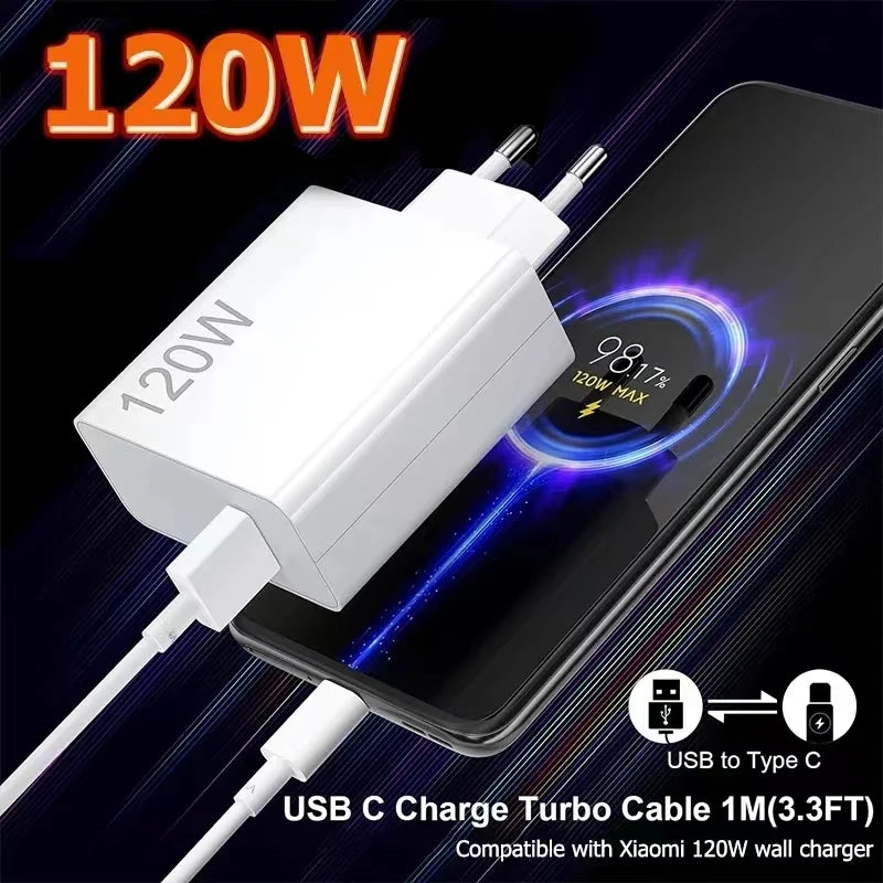 Chargeur Xiaomi original 120W Turbo Fast Charge