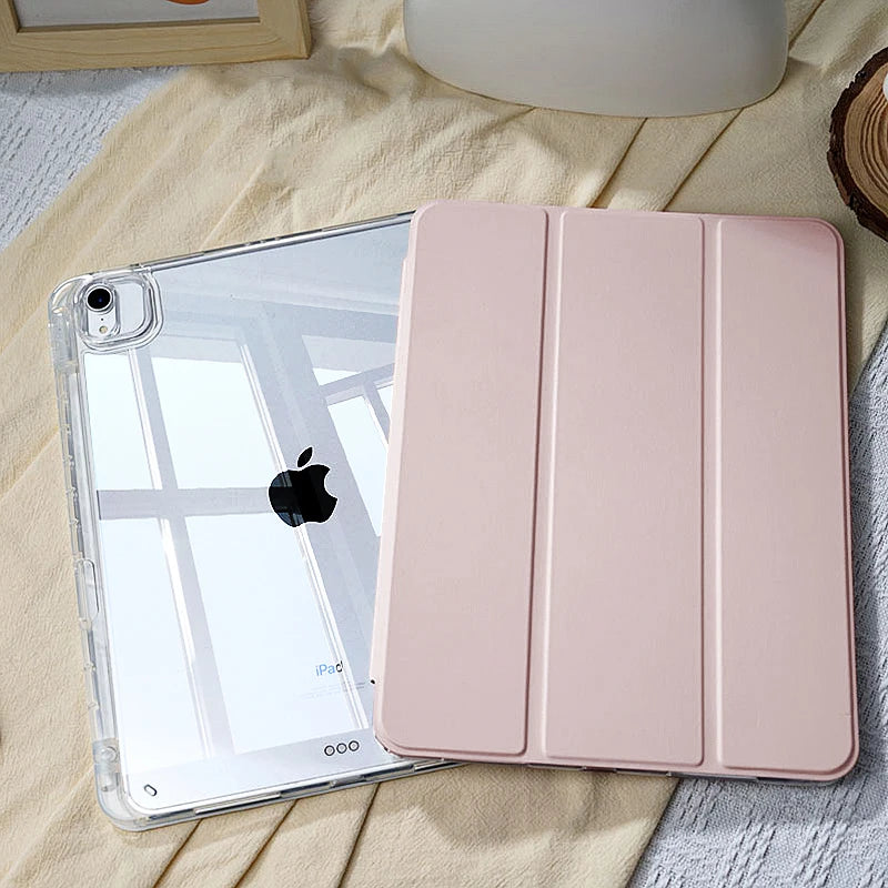 Coque - Étui intelligent 2025 pour iPad Air / iPad 10e / 11e / Mini 6 / Pro 11 / Pro 13 – Support magnétique