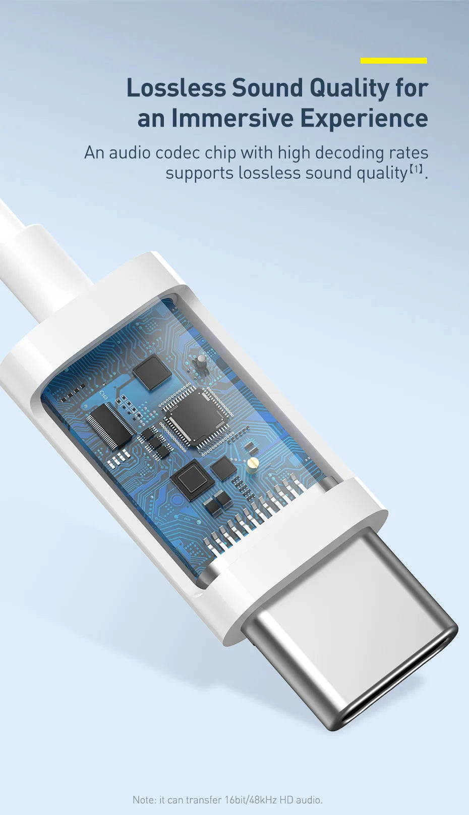 Baseus C17 – Écouteurs filaires HiFi Type‑C avec microphone | Confort in‑ear & son clair