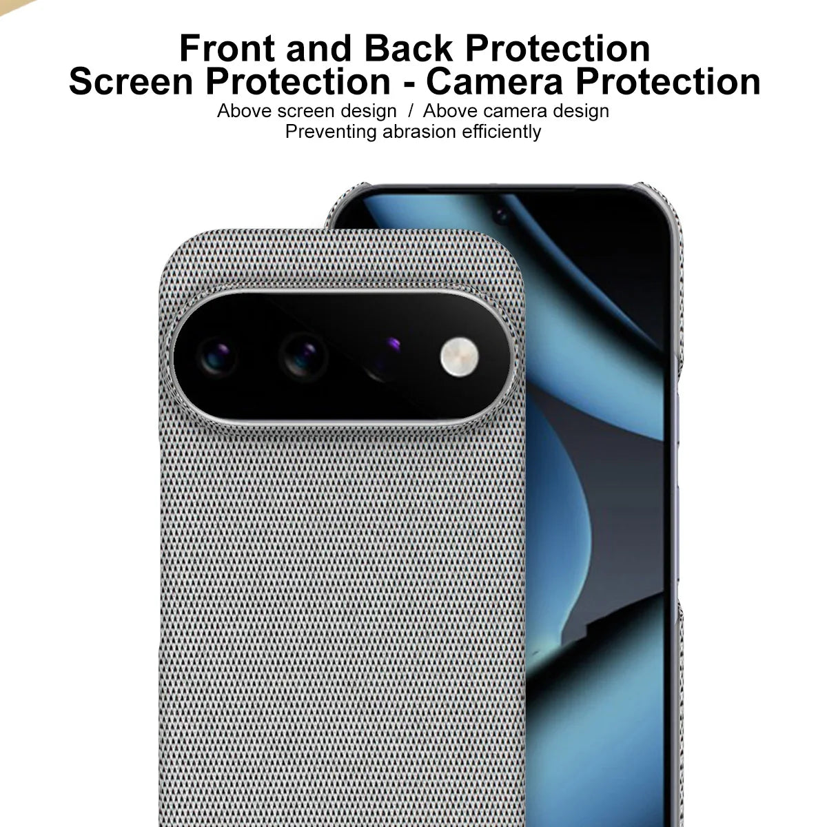 Coque Effet Tissu IMAK pour Google Pixel 11, 11 Pro & 11 Pro XL