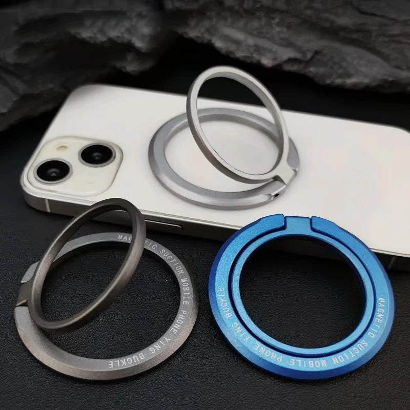 Support Magnétique en Métal avec Anneau 360° – Stand Universel pour Smartphone