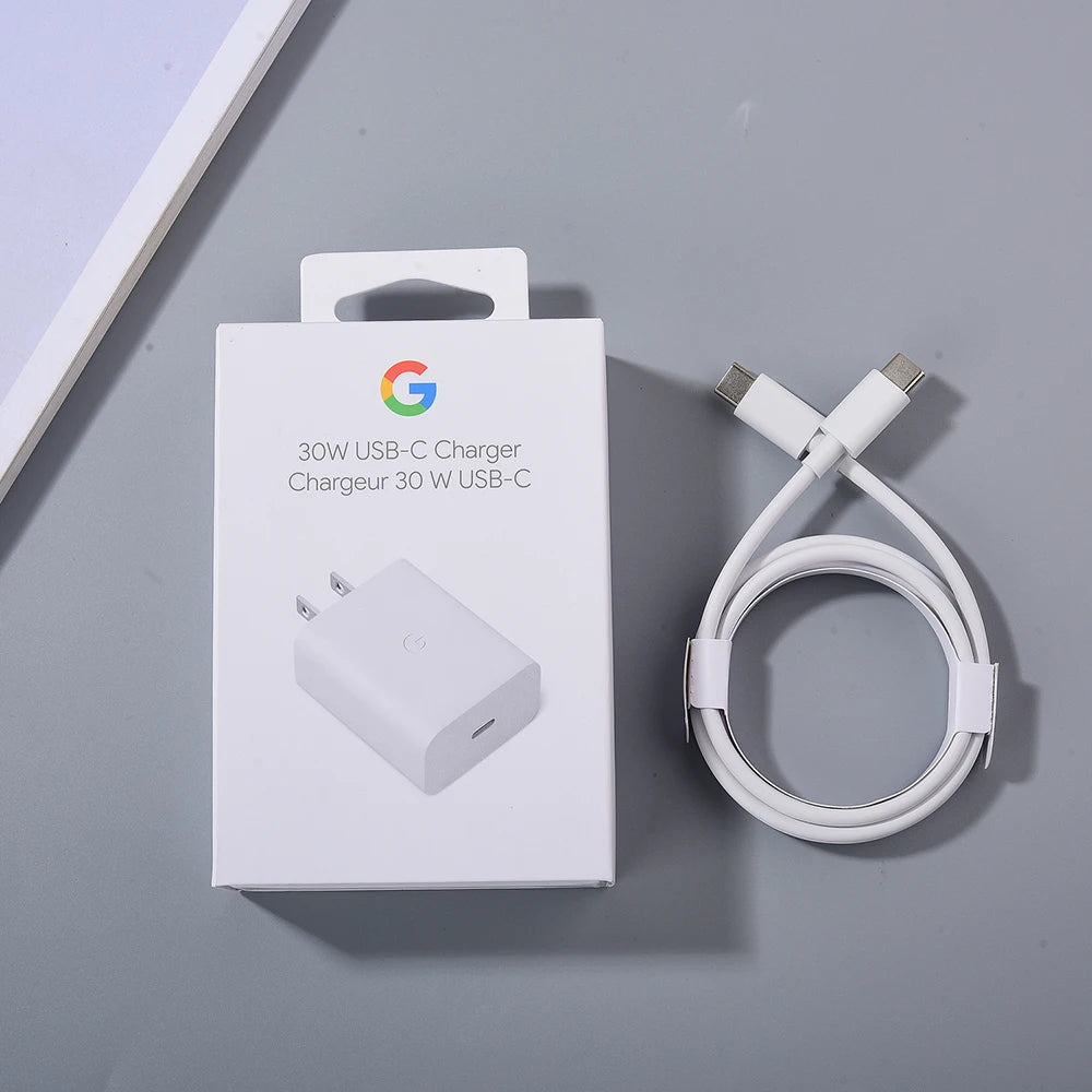 Chargeur rapide 30W PD pour Google Pixel