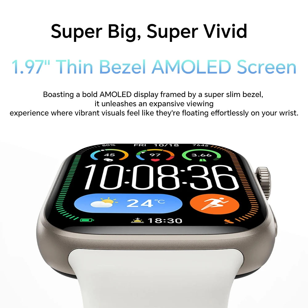 HONOR Watch X5i  Smartwatch AMOLED 1,97" – Appels Bluetooth & Suivi Santé 24/7
