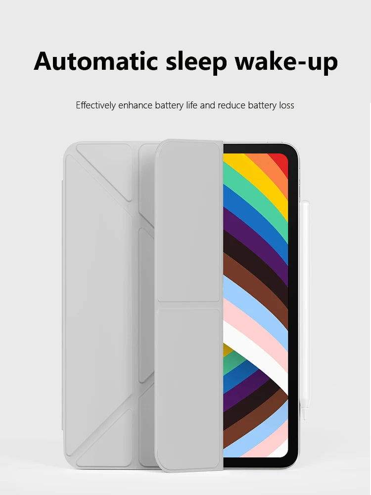 Étui Magnétique 2026 – iPad Air 11/13 M2 • iPad Pro 11/13 M4 • iPad Mini 7