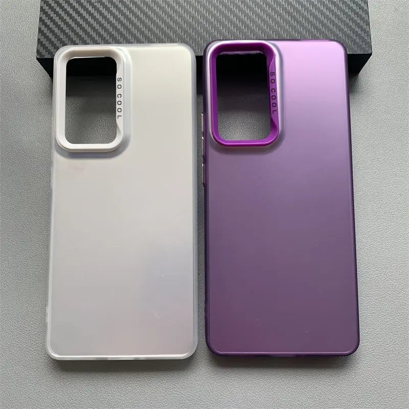 Coque Métallique Aurora Mat pour OPPO Reno 5/6/7/8/9 – Étui Luxe Anti‑Chocs & Protection Caméra