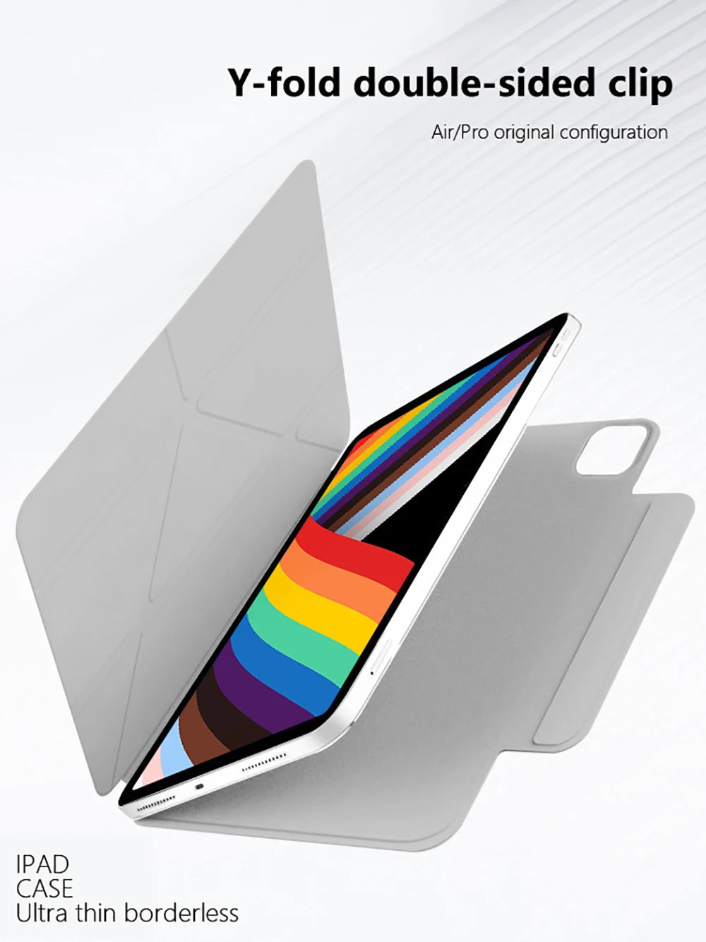 Étui Magnétique 2026 – iPad Air 11/13 M2 • iPad Pro 11/13 M4 • iPad Mini 7