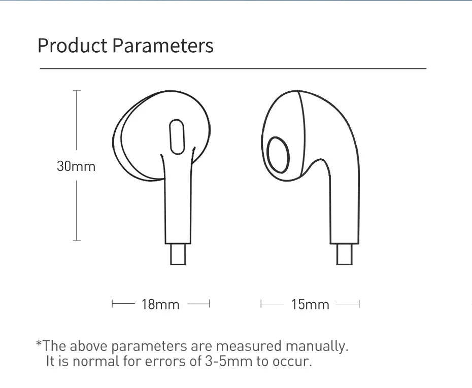Écouteurs filaires Baseus H17 3,5 mm avec microphone