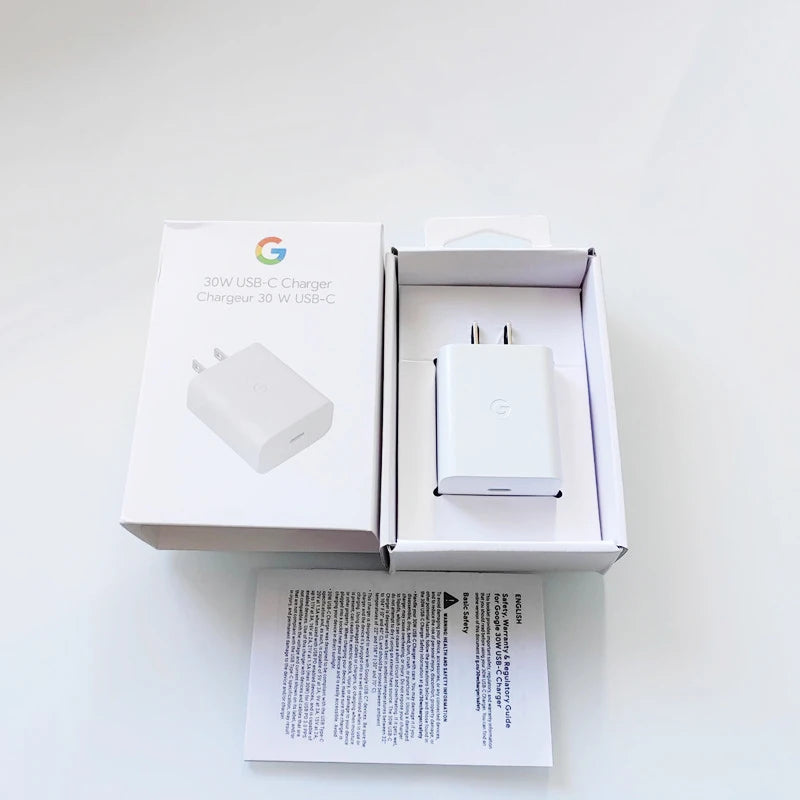 Chargeur rapide 30W PD pour Google Pixel