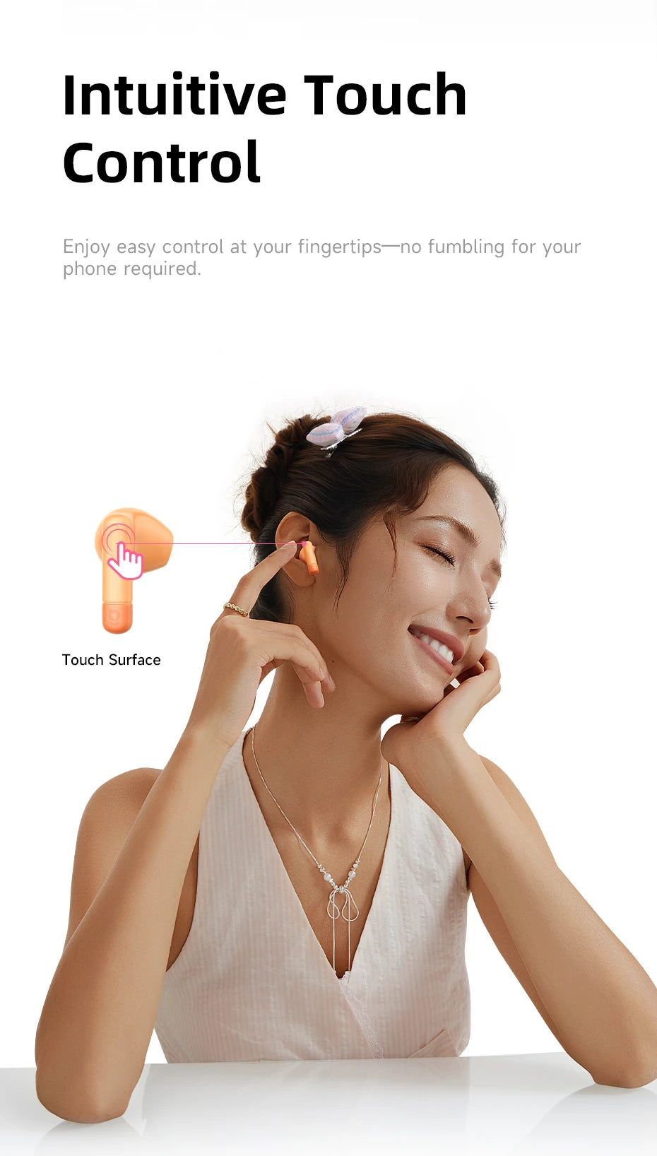 Baseus Bass BS2 Lite – Écouteurs Bluetooth TWS 6.0 semi‑intra‑auriculaires avec 2 micros AI ENC, 40h d’autonomie, IP55 et SuperBass