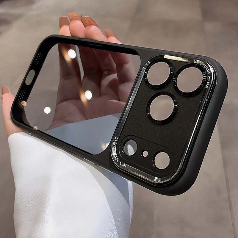 Coque de luxe, élégante avec une partie transparente