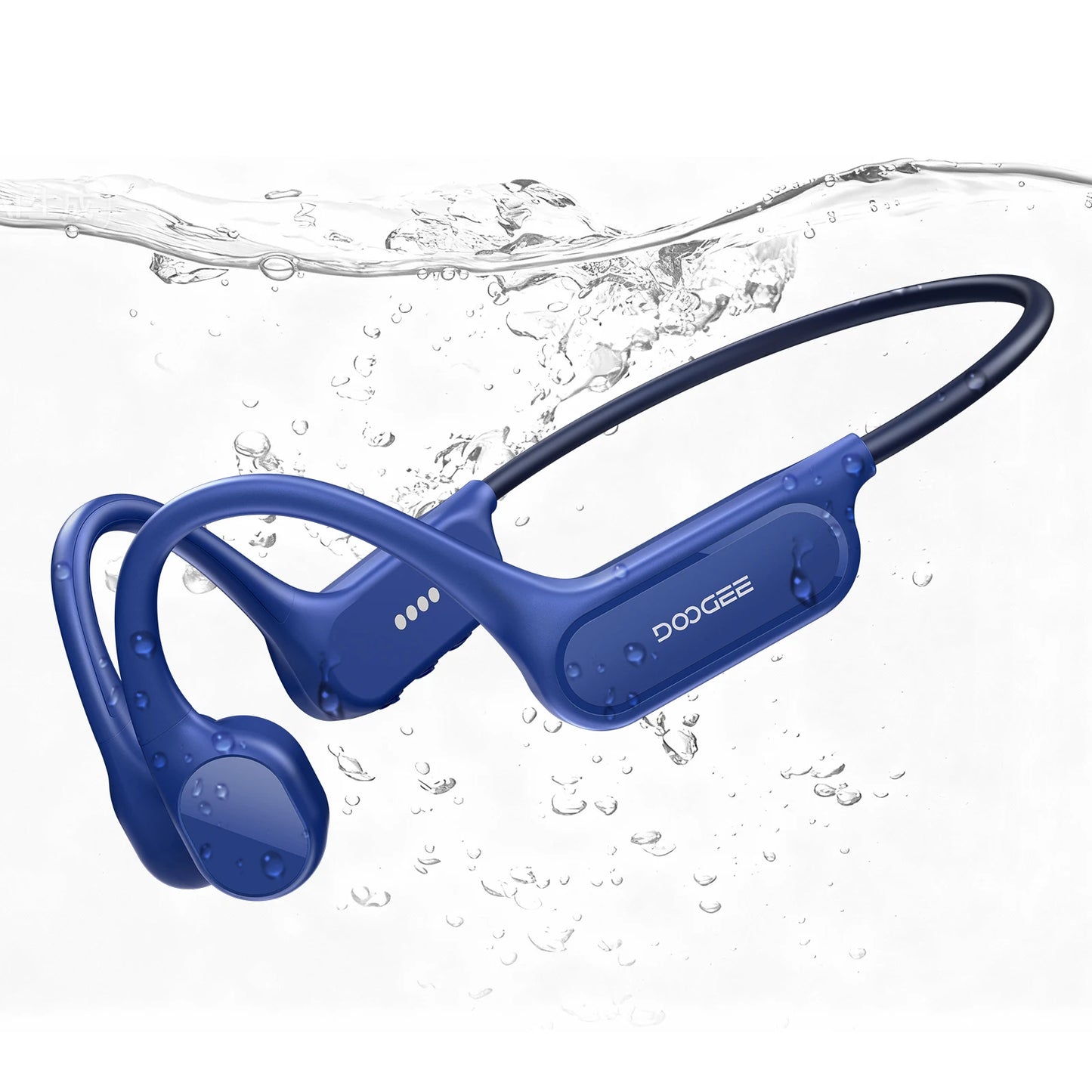 DOOGEE BoneBeat Swim Lite Casque Bluetooth 5.4 à Conduction Osseuse IP68 – 32 Go MP3, Open-Ear, Étanche pour Natation & Sport