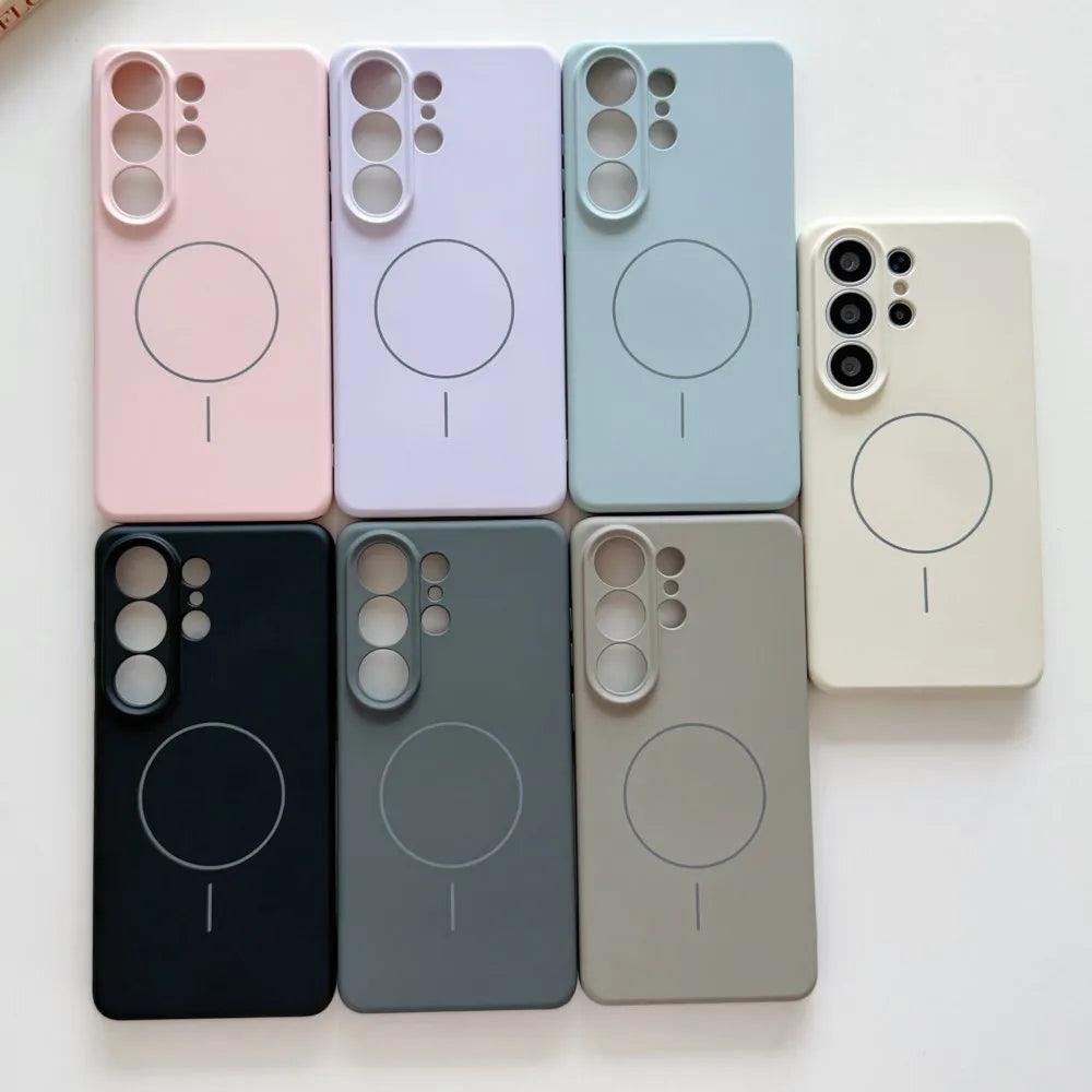 Coque Matte Magnétique Antichoc pour Samsung S23 / S23 Plus / S23 Ultra / S22 / S20
