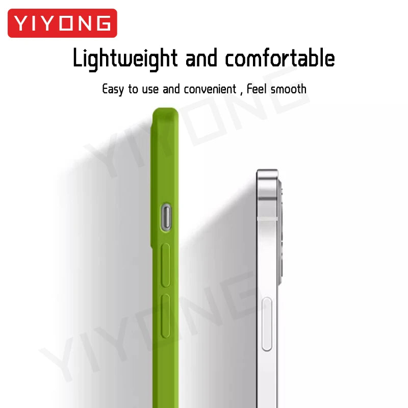Coque YIYONG Silicone Liquide Soyeux pour OPPO Reno 13 / 13 Pro / 14 / 14 Pro – Étui Souple Antichoc 5G Global