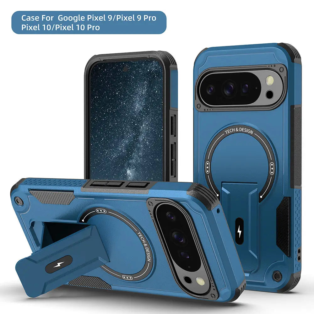 Coque Armor Magnétique MagSafe‑Style – Google Pixel 9 • 9 Pro • 10 • 10 Pro