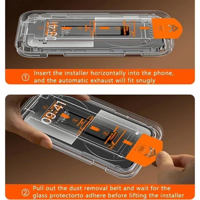 Lot de 3 protections d’écran en verre trempé HD pour iPhone