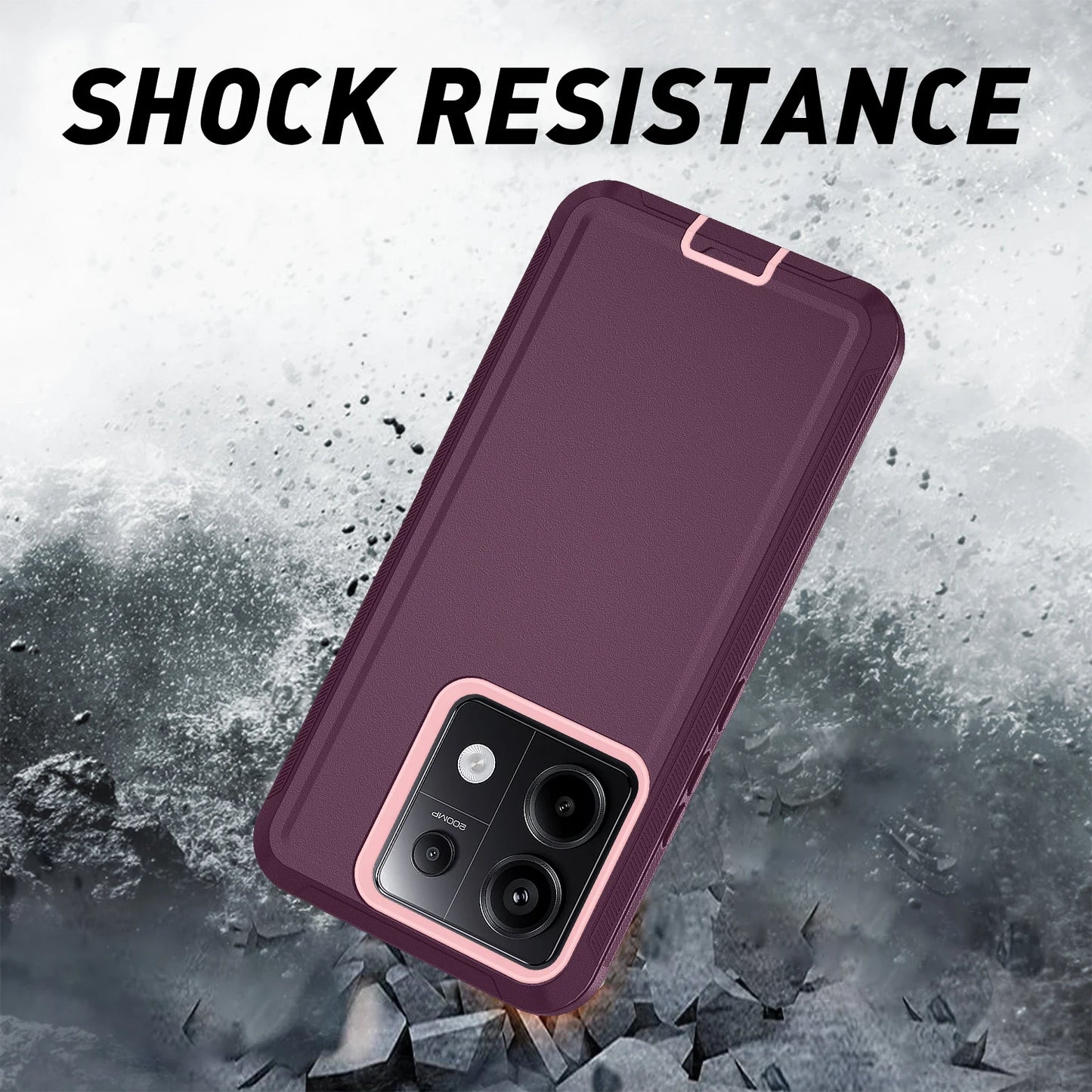 Coque Blindée pour Xiaomi & Redmi – Anti‑Chocs, Anti‑Poussière & Protection Caméra 360°