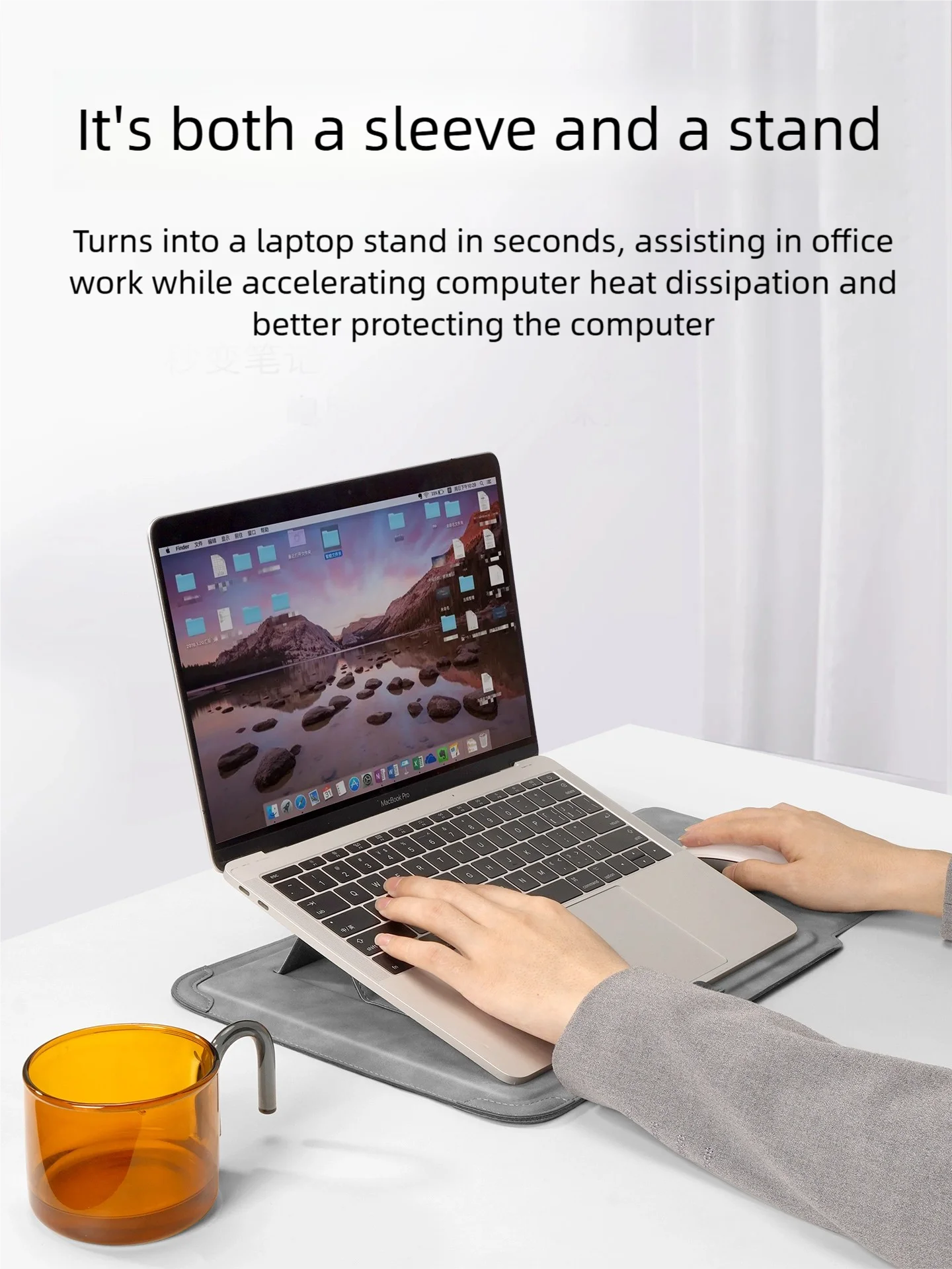 Housse pour ordinateur portable 13 14 15 15.6 16 pouces pour Huawei HP DELL sac pour Macbook Air Pro 13 13.6 M4 étui pour ordinateur portable avec support hommes femmes