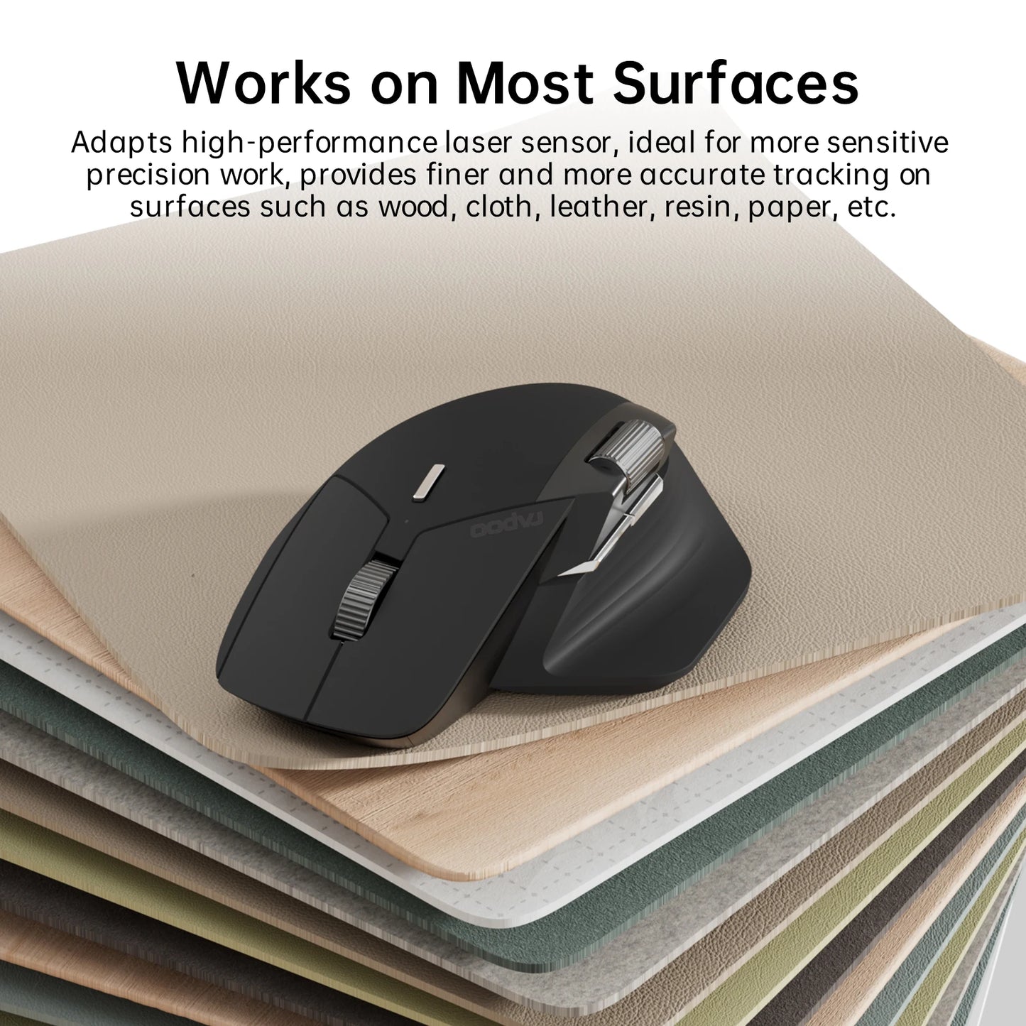 RAPOO MT760 – Souris Sans Fil Multi‑Appareils