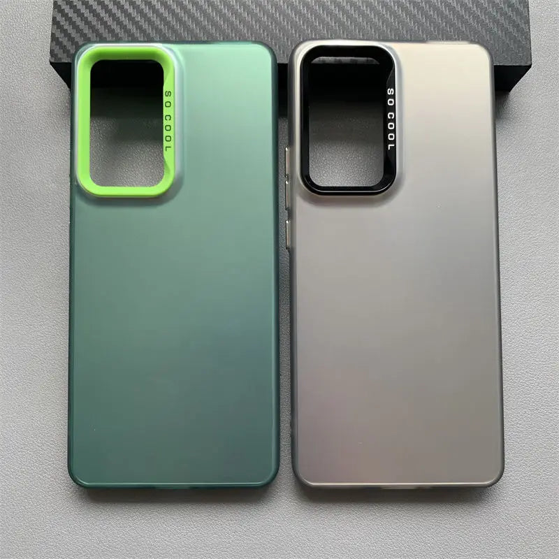 Coque Métallique Aurora Mat pour OPPO Reno 5/6/7/8/9 – Étui Luxe Anti‑Chocs & Protection Caméra