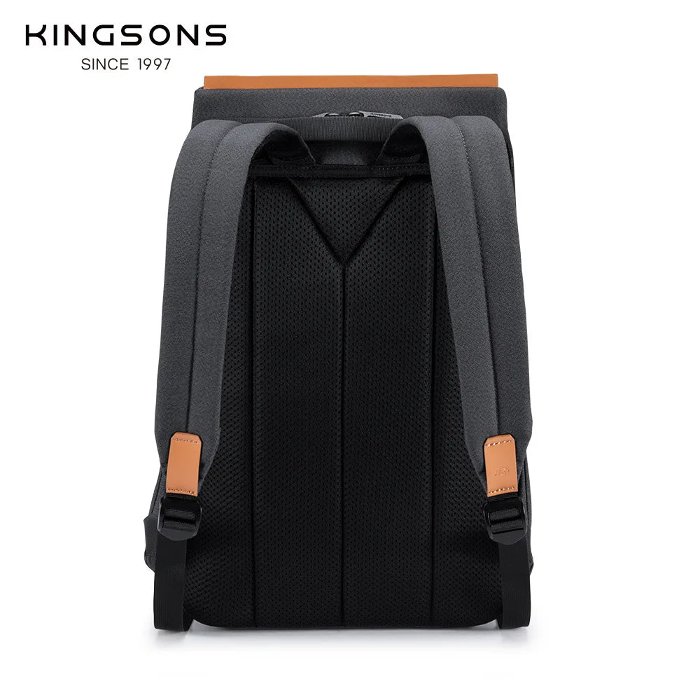 Kingsons Sac à dos antivol KS3207W pour ordinateur 15,6″ avec port USB