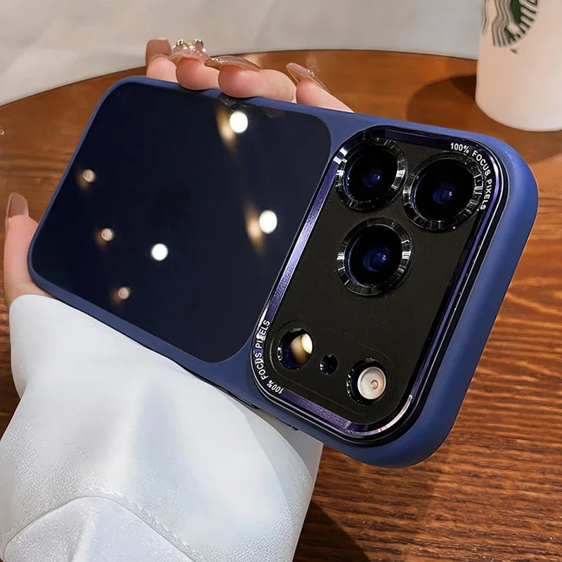 Coque de luxe, élégante avec une partie transparente