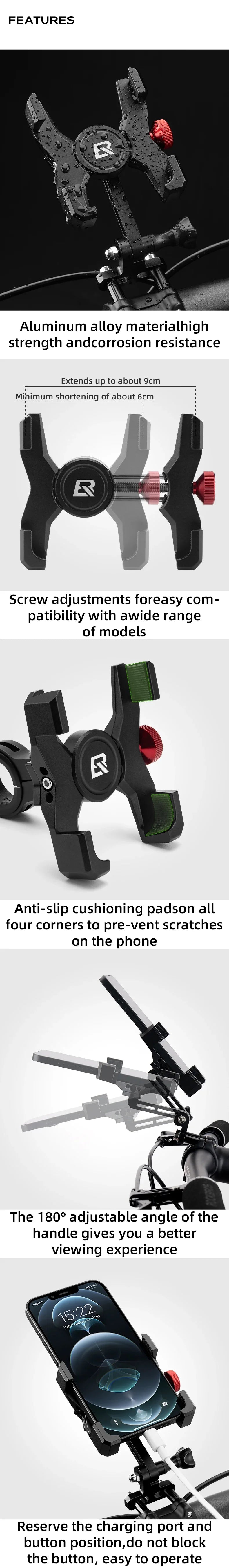Support téléphonique ROCKBROS propose trois modèles distincts