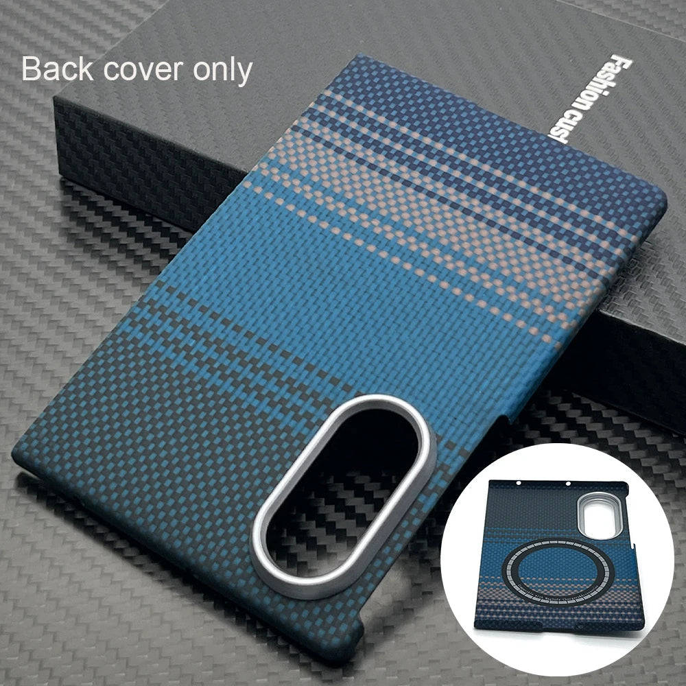botnax Coque Magnétique Premium en Fibre d'Aramide Kevlar pour Samsung Galaxy Z Fold8 – Compatible MagSafe