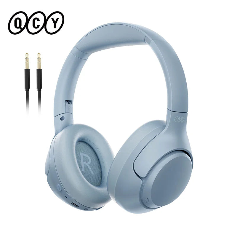 QCY H3 Hi-Res Audio Headphones for Gaming, Music and Calls.