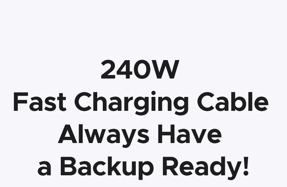 Câble UGREEN USB‑C vers USB‑C 240W – Charge Rapide PD 3.1 100W/240W