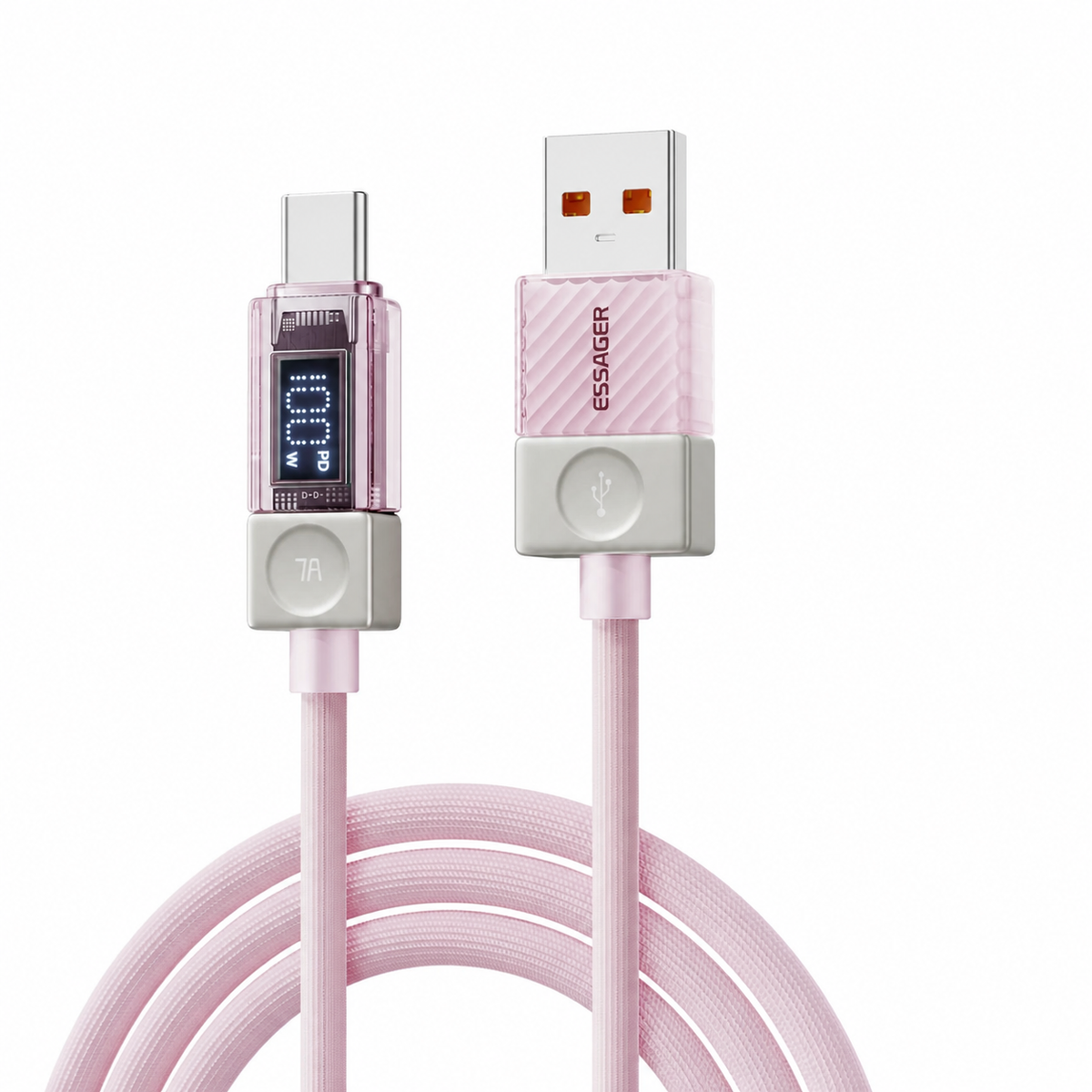 Câble USB‑C ESSAGER Version Haute Qualité & Originale 240W et 100W