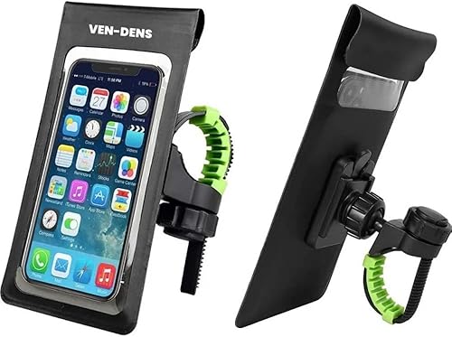 VEN‑DENS – Support Téléphone Étanche avec Écran Tactile pour Moto/Vélo – Anti‑Choc + Charge Intégrée