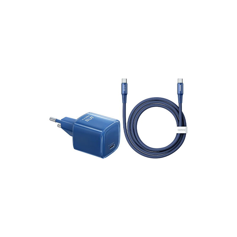 REMAX 60W GAN Dynamic Fast  Charging Kit60WPD Fast Charge | 65W C-C Cable